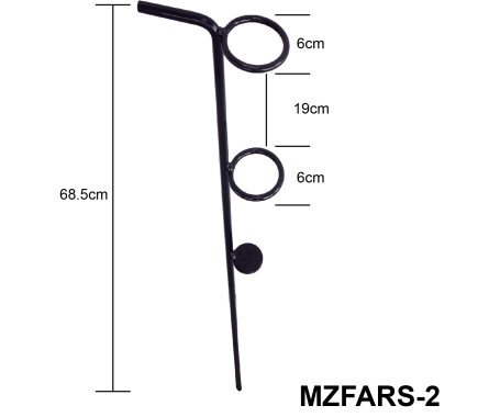 AQUA MARINE - Iron Rod Stand (Black)